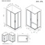 Am.Pm Above W9XG-403-12090-MT Прозрачное стекло/Профиль Матовый хром 90х120 Душевой уголок 90x120x190 см, Германия - фото 10