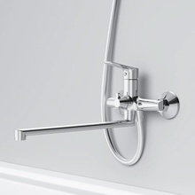 Am.Pm Crave F9C90200 Для ванны с душем Хром Смеситель 39,5x21,5x16,4 см, для ванны с душем, Германия - фото 1 - фото 2