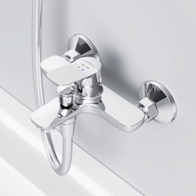 Am.Pm Force F9F10000 Для ванны с душем Хром Смеситель 16,1x21,5x10,5 см, для ванны с душем, Германия - фото 1 - фото 3