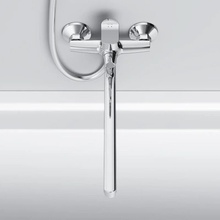 Am.Pm Force F9F90200 Для ванны с душем Хром Смеситель 39,5x21,5x10,5 см, для ванны с душем, Германия - фото 1 - фото 4