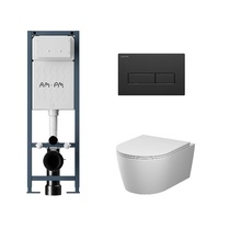 Am.Pm Func IS110338.8F1900MW Унитаз подвесной с инсталляцией 49x35,5x36 см, Германия - фото 1 - фото 1