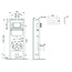 Am.Pm Func IS130101.8F1900MW Унитаз подвесной с инсталляцией 49x35,5x36 см, Германия - фото 5