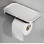 Am.Pm Func A8F341400 с полкой для телефона, хром Держатель туалетной бумаги 12,6x22x8,9 см, Германия - фото 1