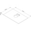 Am.Pm Func M8FST0801WG Столешница для раковины 50x80,4x1,6 см, Германия - фото 3