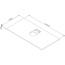 Am.Pm Func M8FST1001WG Столешница для раковины 50x100,4x1,6 см, Германия - фото 3