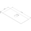 Am.Pm Func M8FST1201WG Столешница для раковины 50x120,4x1,6 см, Германия - фото 2