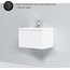 Am.Pm Gem M90-FHX06021-WC0602WG Белая глянцевая 60 Тумба с раковиной 41,5x59x40,1 см, Германия - фото 5