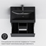 Am.Pm Gem M90-FHX06022BM-WCC0602WG Черная матовая 60 Тумба с раковиной 42x60x58 см, Германия - фото 2 Am.Pm Gem M90-FHX06022BM-WCC0602WG Черная матовая 60 Тумба с раковиной 42x60x58 см, Германия - фото 2