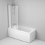 Am.Pm Gem W90BS-D3W5-140CT 80х140 Шторка для ванны 6x80x140 см, Германия - фото 3