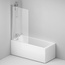 Am.Pm Gem W90BS-D080-140CT 80х140 Шторка для ванны 4x80x140 см, Германия - фото 3