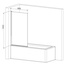 Am.Pm Gem W90BS-D080-140CT 80х140 Шторка для ванны 4x80x140 см, Германия - фото 2