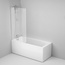 Am.Pm Gem W90BS-080-140CT 80х140 Шторка для ванны 4x80x140 см, Германия - фото 3