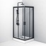 Am.Pm Gem W90G-404-120290-BT Прозрачное стекло / Черный матовый 120х90 Душевой уголок 90x120x190 см, Германия - фото 5