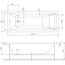 Am.Pm Gem W93A-170-070W-R Правый 170х70 Каркас для ванны 170x70x65,5 см, Германия - фото 2