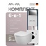 Am.Pm Libre IS110351.601900 Унитаз подвесной с инсталляцией 49x36,5x33,3 см, Германия - фото 2