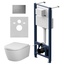 Am.Pm Libre IS47031.601901 Унитаз подвесной с инсталляцией 54x36,5x33,3 см, Германия - фото 1