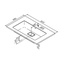 Am.Pm Libre M60WPC080SWM Белый 80 Раковина 49x81x14,5 см, Германия - фото 3