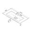 Am.Pm Libre M60WPC100SWM Белый 100 Раковина 49x101x14,5 см, Германия - фото 3