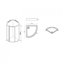 Am.Pm Orange W54G-315-090MTBA 90x90 прозрачное стекло Душевой уголок 90x90x190 см, Германия - фото 1 - фото 4