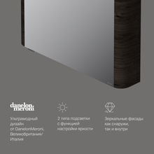 Am.Pm Sensation M30MCL0801TF табачный дуб L 80 Шкаф-зеркало 15x80x70 см, Германия - фото 1 - фото 2