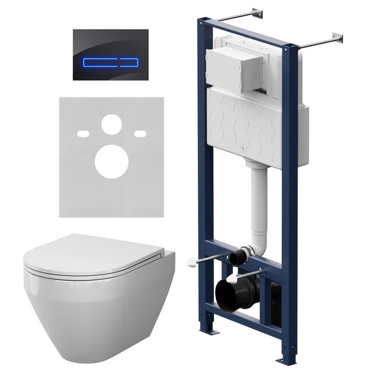 Am.Pm Spirit V2.0 IS450A38.701900 Унитаз подвесной с инсталляцией 48,5x36,5x36 см, Германия - фото 1 Am.Pm Spirit V2.0 IS450A38.701900 Унитаз подвесной с инсталляцией 48,5x36,5x36 см, Германия - фото 1