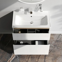 Am.Pm X-Joy M85A-FSX0802-WC0802WG Белая глянцевая 80 (напольная) Тумба с раковиной 45x80x85 см, Германия - фото 1 - фото 2