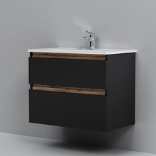 Am.Pm X-Joy M85-FHX0802BM-WCC0802WG Чёрный матовый 80 Тумба с раковиной 45x80x62 см, Германия - фото 1 - фото 4