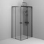 Am.Pm X-Joy W94G-403-100280-BT1K Прозрачное стекло / Профиль чёрный матовый 100х80 Душевой уголок 79x99x190 см, Германия - фото 5