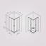 Am.Pm X-Joy W94G-403-9090-BT1K Прозрачное стекло / Профиль чёрный матовый 90х90 Душевой уголок 89x89x190 см, Германия - фото 8