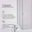 Am.Pm X-Joy W94G-403-120280-MT1K Прозрачное стекло / Профиль хром матовый 120х80 Душевой уголок 79x119x190 см, Германия - фото 6
