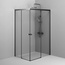 Am.Pm X-Joy W94G-403-120290-BT1K Прозрачное стекло / Профиль чёрный матовый 120х90 Душевой уголок 89x119x190 см, Германия - фото 5