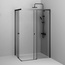 Am.Pm X-Joy W94G-403-120290-BT1K Прозрачное стекло / Профиль чёрный матовый 120х90 Душевой уголок 89x119x190 см, Германия - фото 6