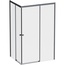 Am.Pm X-Joy W94G-403-120290-BT1K Прозрачное стекло / Профиль чёрный матовый 120х90 Душевой уголок 89x119x190 см, Германия - фото 1