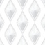 Andrea Rossi Gallinara 54314-1 Ромбы Виниловые обои 1005x106 см, цвет: белый, Италия - фото 1