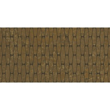 Aparici Illusion Brass Stamp Lappato Керамогранит 50x100 см, Испания, под металл - фото 1 - фото 1