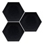 Apavisa Intuition 8431940370939 Black Natural Hexagon Керамогранит 25x29 см, Испания, ничего - фото 1