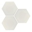 Apavisa Intuition 8431940370946 White Natural Hexagon Керамогранит 25x29 см, Испания, ничего - фото 1