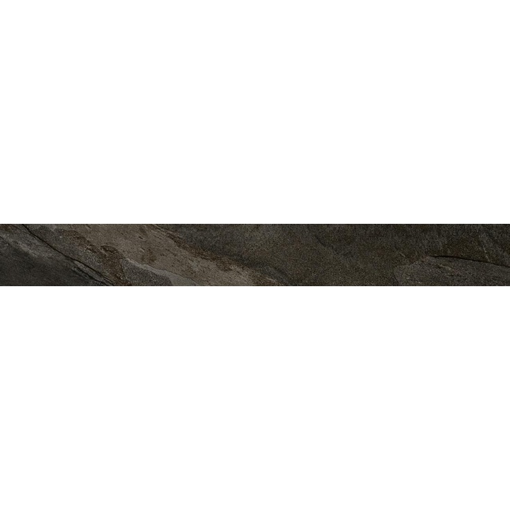 Apavisa Materia 8431940251528 Black Lappato Lista Бордюр 7,3x59,55 см, Испания - фото 1