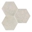 Apavisa Ozone 8431940387715 Ivory Decor Hexagon Декор 25x29 см, Испания - фото 1