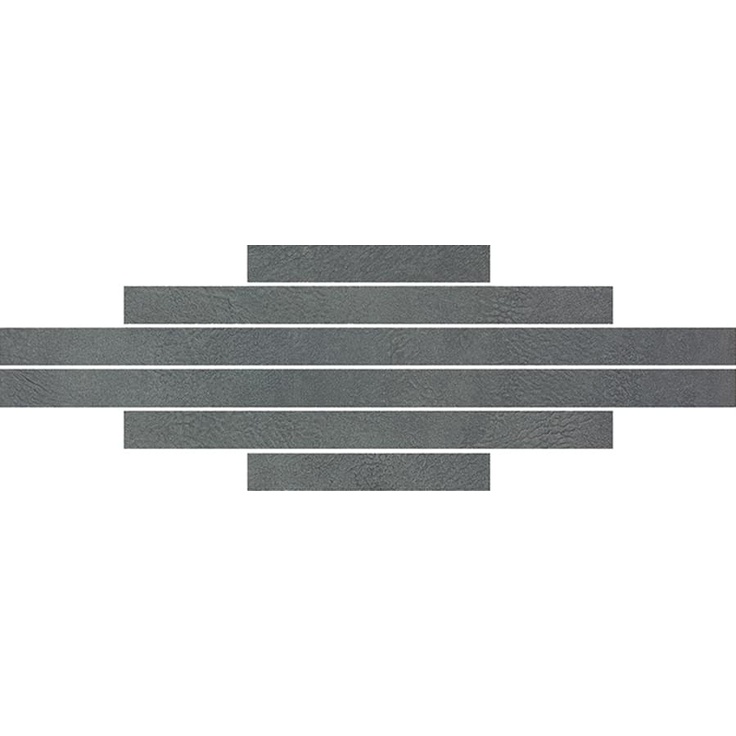 Apavisa Pelle 8431940340116 Anthra Natural Mosaic Listas Мозаика 9,8x44,63 см, Испания - фото 1