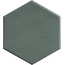 Ape ceramica Manacor Hexa Green Керамогранит 13,9x16 см, Испания, ничего - фото 1