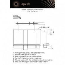 Aployt Merod APL.071.03.55 Потолочный светильник 120x60x30 см, Польша - фото 1 - фото 3