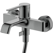 AQUAme Asti AQM6412GM Для ванны с душем Gun metal Смеситель 16,9x21,2x13,3 см, для ванны, Италия - фото 1 - 2 AQUAme Asti AQM6412GM Для ванны с душем Gun metal Смеситель 16,9x21,2x13,3 см, для ванны, Италия - фото 1 - фото 2