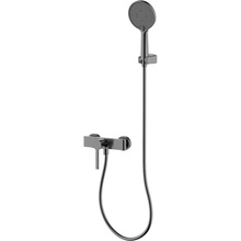 AQUAme Asti AQM6413GM Для душа Gun metal Смеситель 10,5x21,2x13,6 см, для душа, Италия - фото 1 AQUAme Asti AQM6413GM Для душа Gun metal Смеситель 10,5x21,2x13,6 см, для душа, Италия - фото 1 - фото 1