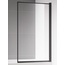 AQUAme AQM2859-9-R Прозрачное стекло/Профиль черный правый 90х140 Шторка для ванны 6x90x140 см, Италия - фото 1