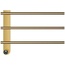 AQUAme AQM3113BG Шлифованное золото 52x38 Полотенцесушитель электрический 8,1x52x42,2 см, Италия - фото 1