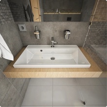 AQUAme Classica 4627173210188 Белый 80 Раковина 45x80x15 см, Италия - фото 1 - 2 AQUAme Classica 4627173210188 Белый 80 Раковина 45x80x15 см, Италия - фото 1 - фото 2