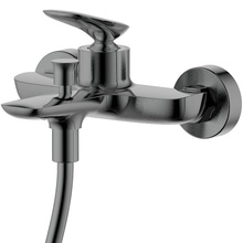 AQUAme Como AQM6512GM Для ванны с душем Gun metal Смеситель 17,8x21,2x11,6 см, для ванны, Италия - фото 1 - 2 AQUAme Como AQM6512GM Для ванны с душем Gun metal Смеситель 17,8x21,2x11,6 см, для ванны, Италия - фото 1 - фото 2