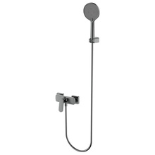 AQUAme Imola AQM6713GM Для душа Черный хром Смеситель для душа, Италия - фото 1 - фото 1