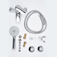 AQUAme Prato AQMP6112 Для ванны Хром Смеситель 13,5x15x10 см, для ванны, Италия - фото 1 - фото 3